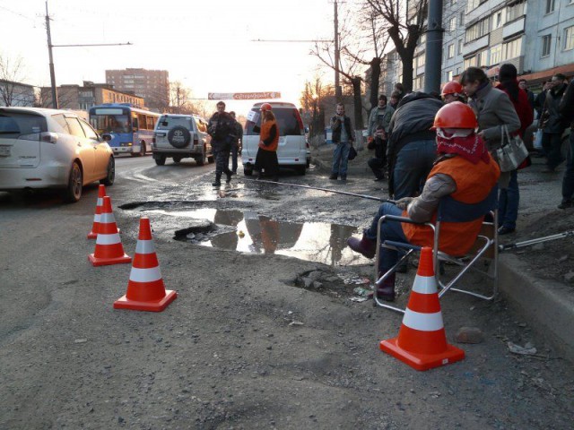 Житель Алтая креативно потроллил дорожников