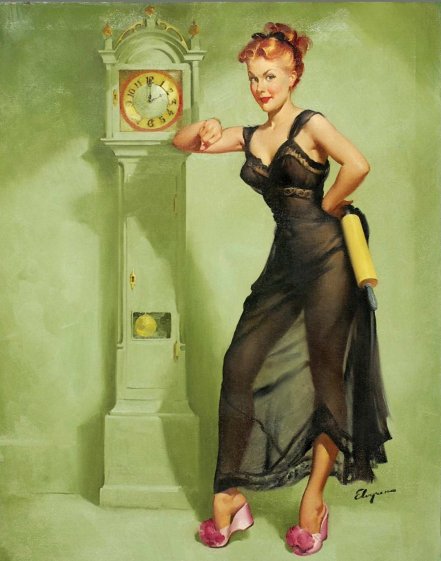 PIN-UP искусство Old school