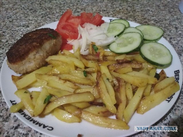 Жареная картошечка!
