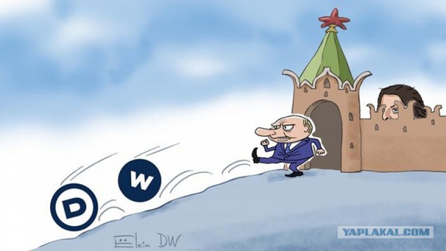 Москва прекратит работу Deutsche Welle в России