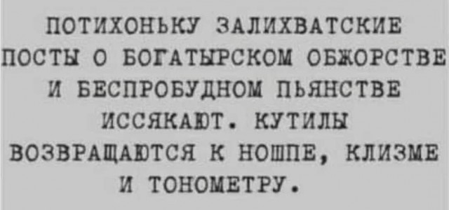 Весёлый полтишок 11.01.23