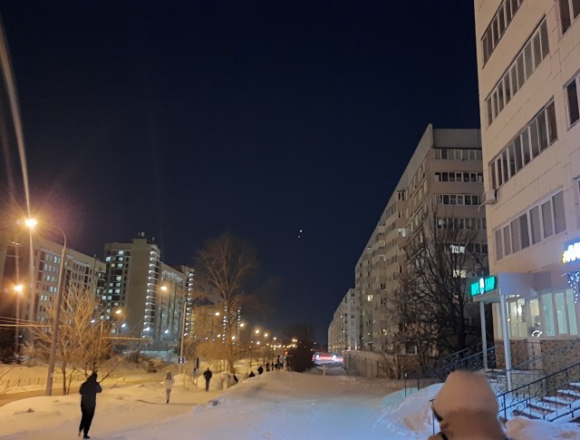 Луна и Венера