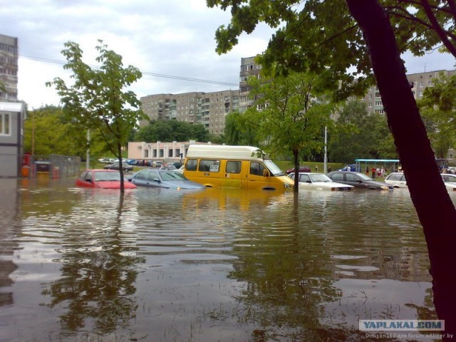 А в Минске дождик прошел