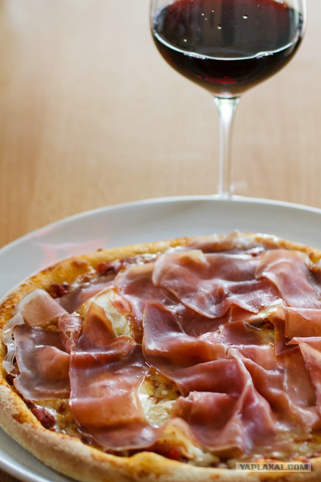 Пицца с Пармской ветчиной (Pizza Prosciutto Crudo)