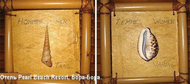 Как обозначают мужские и женские туалеты.