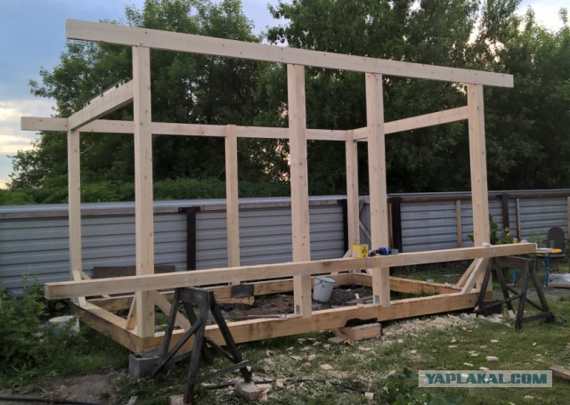 Открытая беседка 3x6 своими руками. Бюджет ~25 т.р