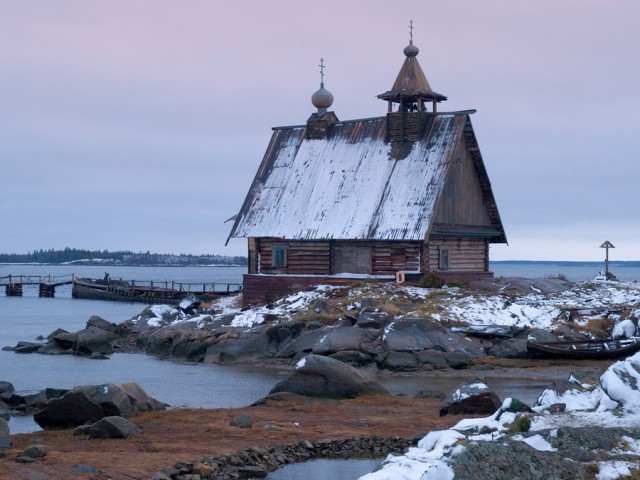 Кемь, посёлок Рабочеостровск, Белое море. (12 фот)
