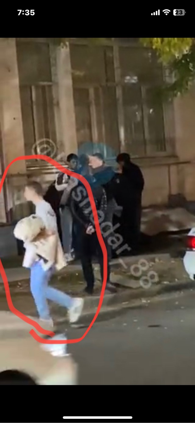 В Краснодаре (Осторожно звук и мат!)