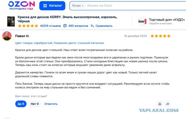 Отзывы с маркетплейсов из Сети