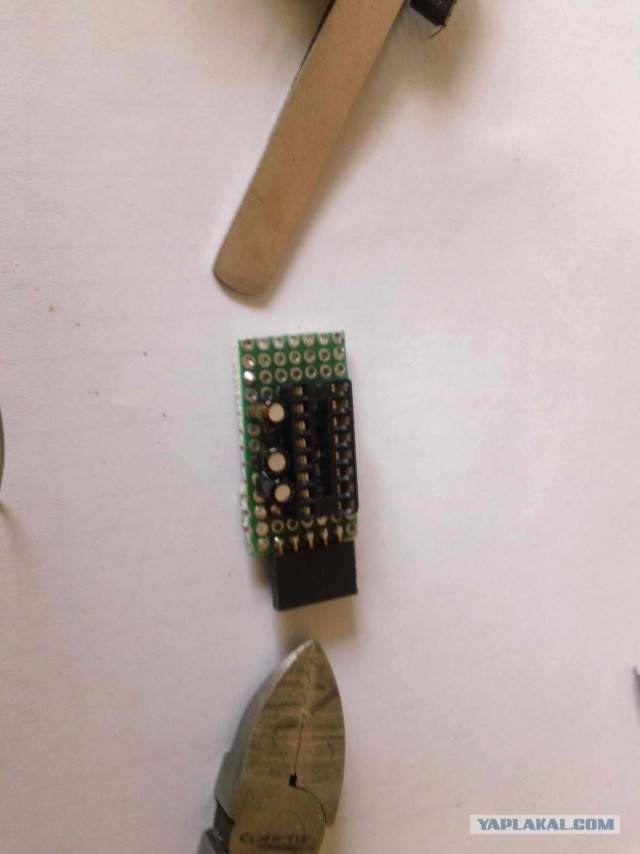 USBtoRS232 переходник. Сборка на коленке.