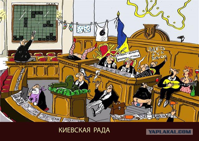 Драка депутататов ВР Украины