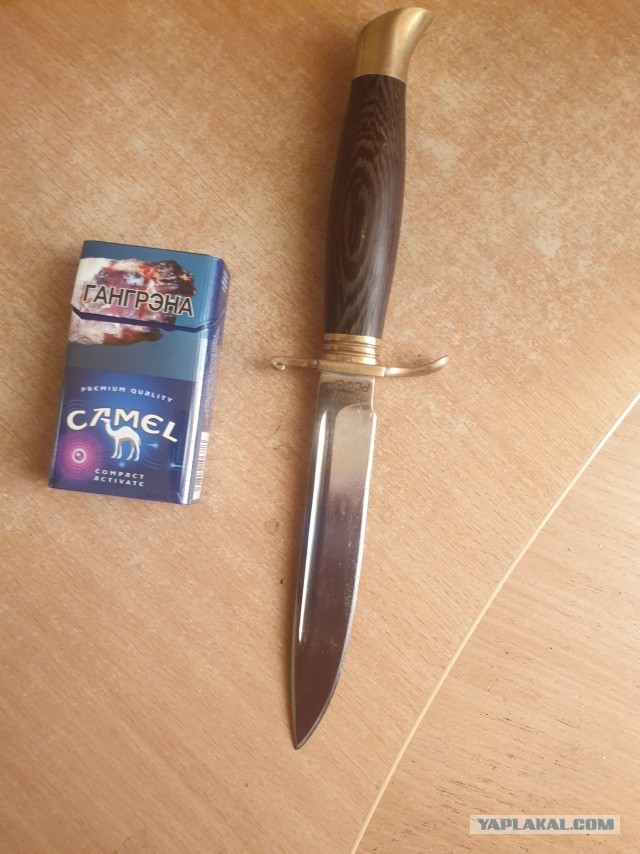 Складная "Финка НКВД". Сравнил "оригинал" и китайскую "поделку"