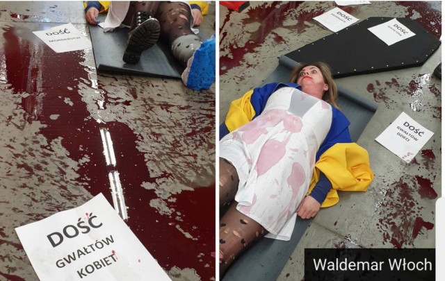 Перфоманс в польском супермаркете.