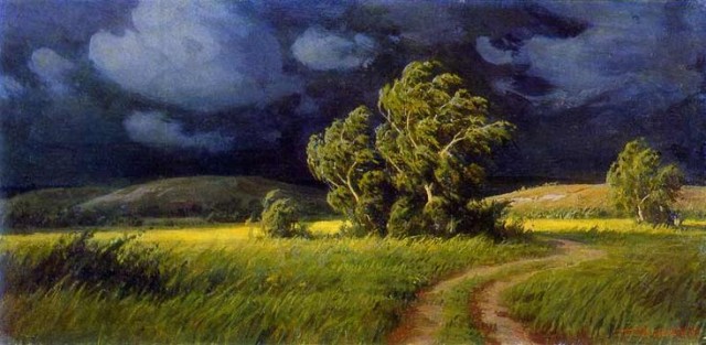 Перед грозой в живописи