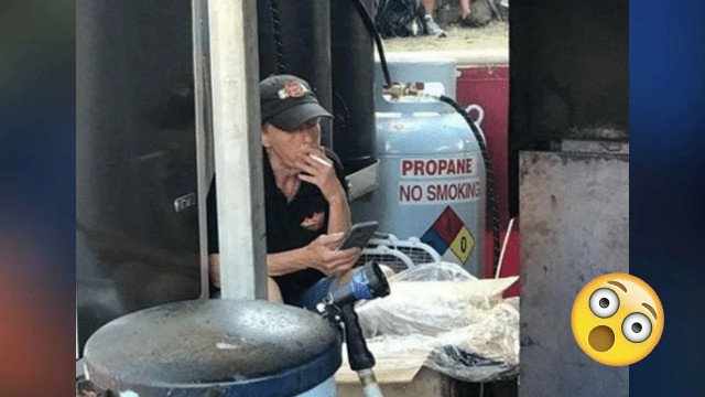 Мощный взрыв на заправке в ХМАО