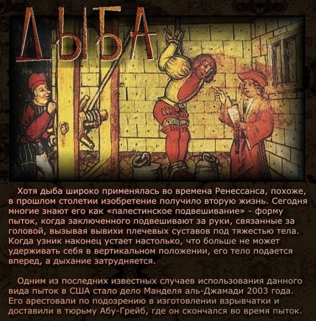 Современные орудия пыток