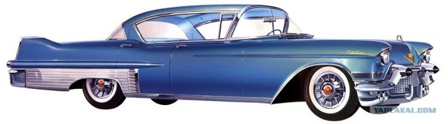 Винтажная реклама американских автомобилей.