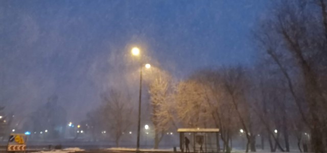 Заметает Москву, заметает... Три часа назад на М12