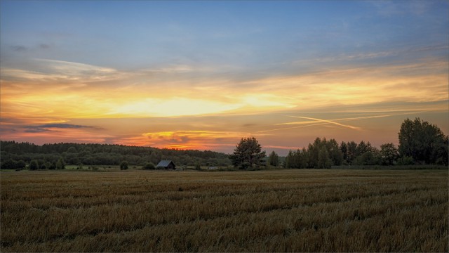 Летний вечер в деревне