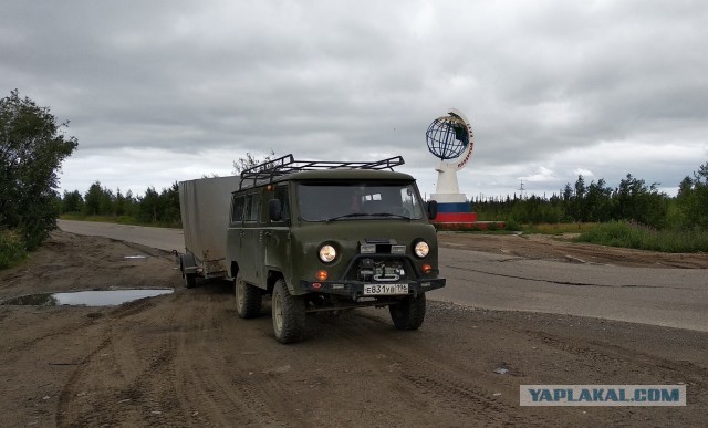 Заполярье из кабины грузовика