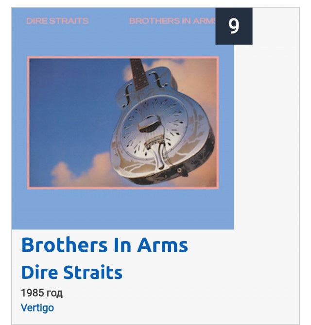 Brother in Arms - 40 лет со дня выпуска альбома