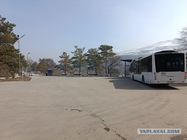 Прогулка выходного дня из города к замёрзшему водопаду на высоте 2900НУМ и обратно.