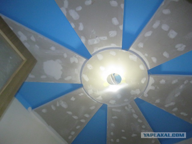 Как я потолок в детской комнате делал