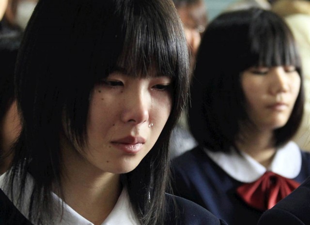 Школьники Японии получили аттестаты