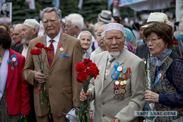 Георгиевская лента в Казахстане. Астана