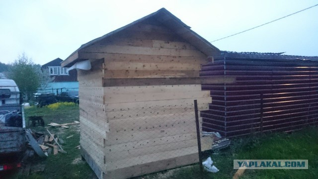 Дачный туалет + душевая один из вариантов