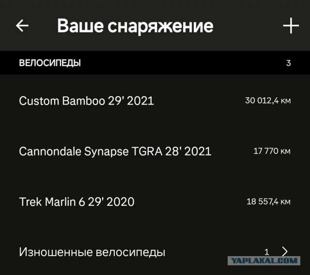 30 000 километров пробега на самодельном велосипеде с бамбуковой рамой.