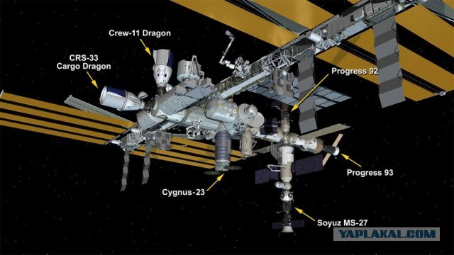 Грузовой Дракон снова поднял орбиту МКС.