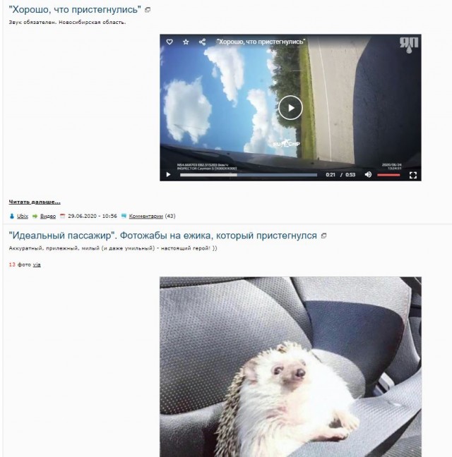 "Хорошо, что пристегнулись"