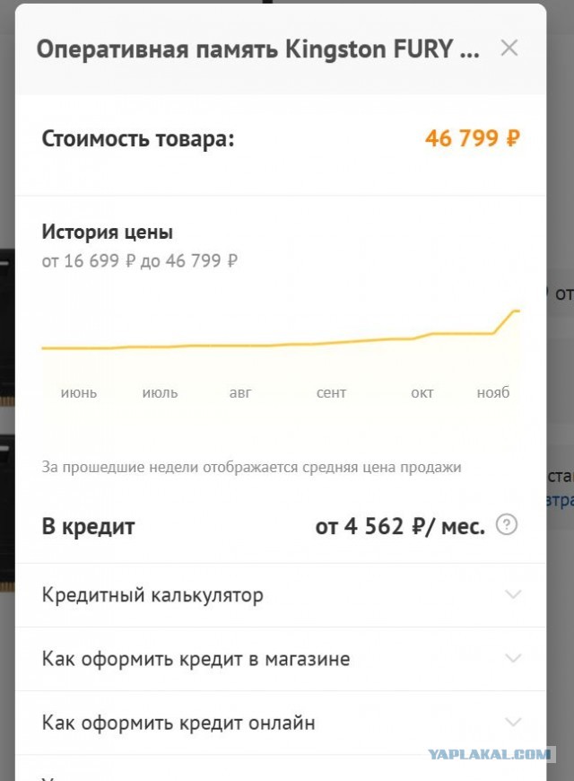 ОЗУ теперь стоит почти как видеокарты