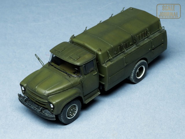 Моё хобби моделизм: АПА-50 на базе Зил-130 в масштабе 1/72