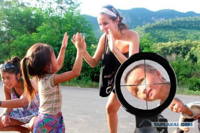 Фотожаба: любопытный парень