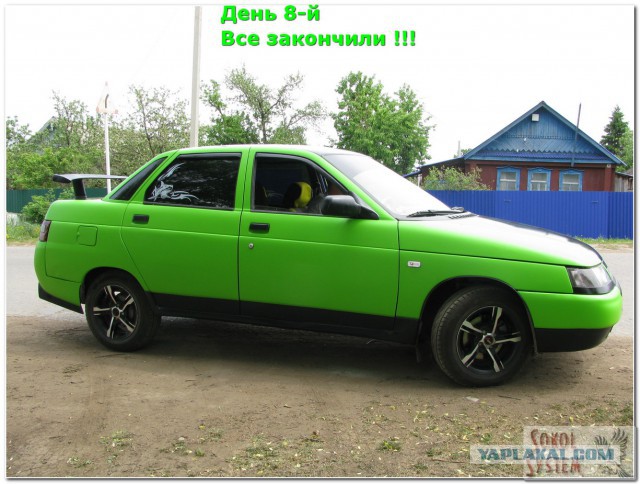Решили обклеить 2110