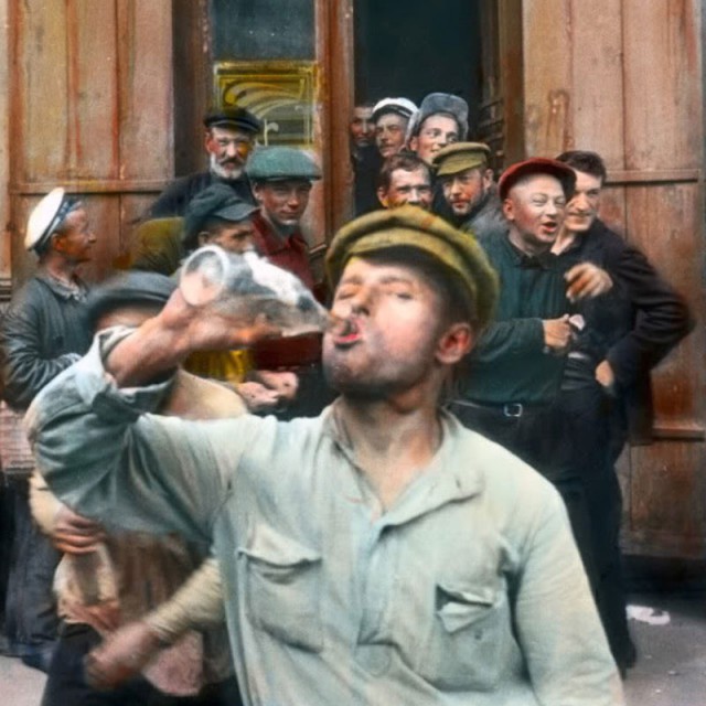 Фотографии довоенного Ленинграда 1931 года в цвете