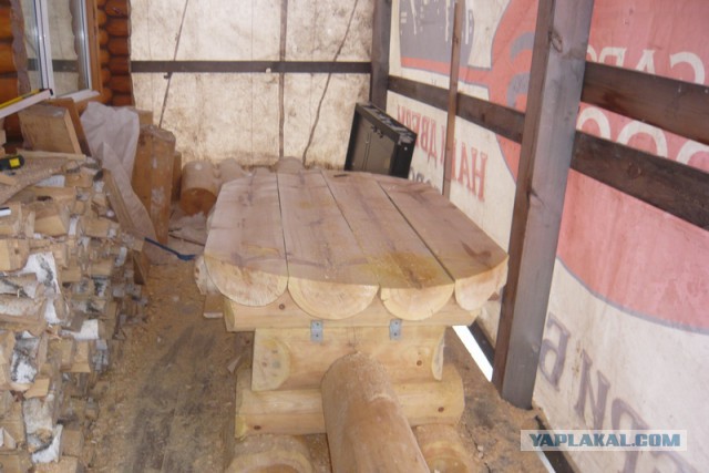 Изготовление садовой мебели из кедра