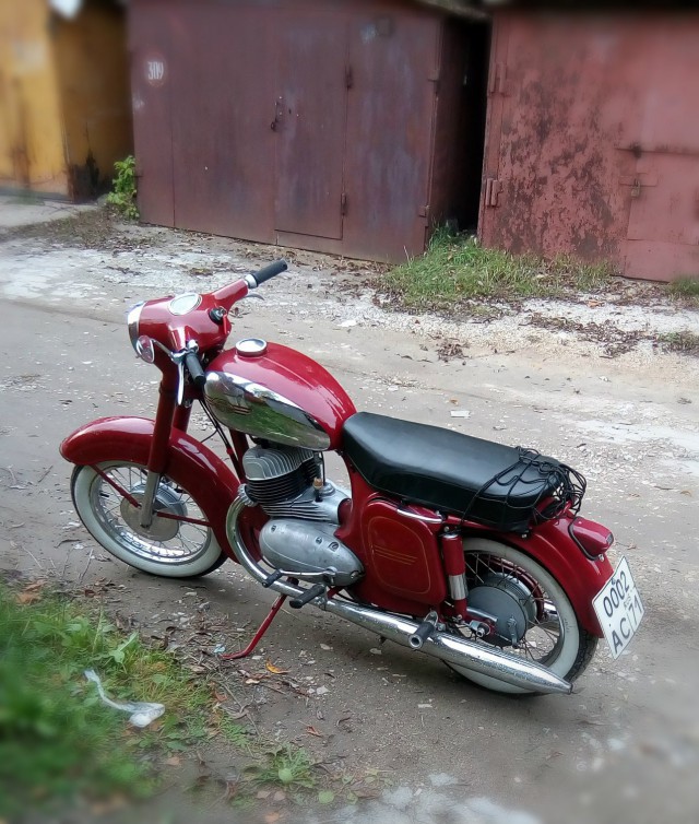 Реставрация мотоцикла JAWA 350 1963 г.в