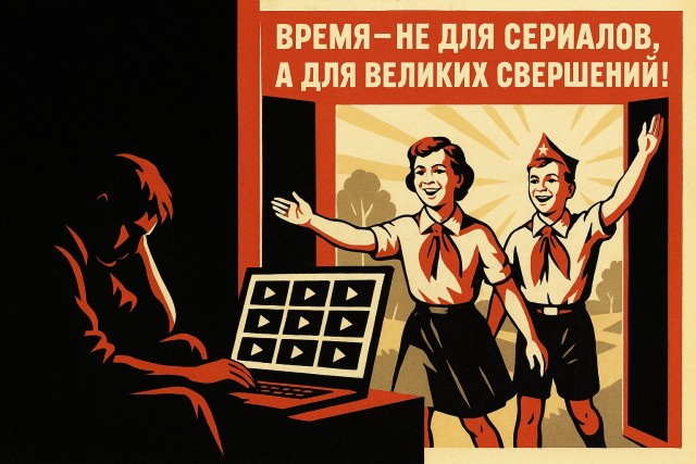 Ударим языком советских плакатов по современным темам!