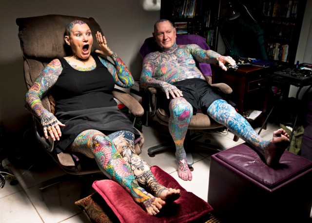 Самые татуированные пенсионеры в мире