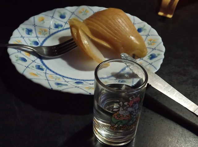 Грушёвый пирог с миндальным кремом.