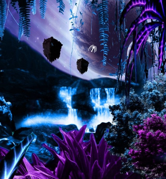 Фотографии светлячков на длинной выдержке