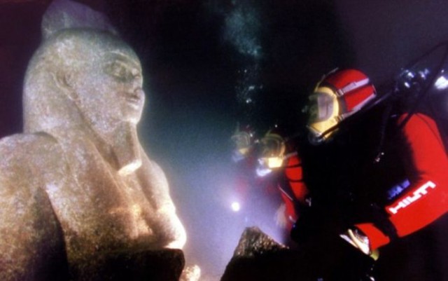 Реликвии Древнего Египта лежали 1000 лет под водой