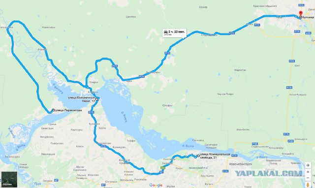 Йошкар ола козьмодемьянск карта