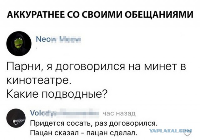 Смешные комментарии из социальных сетей 12.10.2018