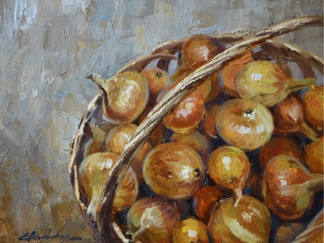 Немного лука и чеснока в живописи