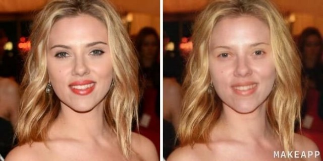 Знаменитостей лишили макияжа с помощью специального фильтра