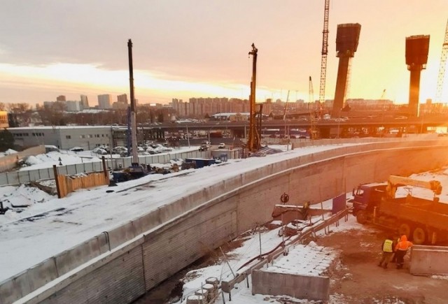 Строительства мостов через Шексну в Череповце и через Обь в Новосибирске